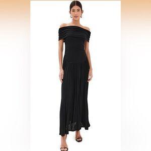 Lioness Black Off-Shoulder Maxi Dress